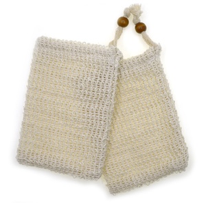 Sac à Savon en Lin en Gros, Fournisseur Chinois, Pochette en Toile de Jute Entièrement Naturelle pour Application Corporelle, Gant de Bain, Sac d'Emballage pour Savon, Prix Abordable - Product Image 5