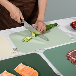 Double Sided Recycled <b>Plastic</b> Chopping Board Non Slip Large Kitchen Cutting Board Set for Kitchen - Product Image 4