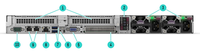 Serveur ProLiant DL320 Gen11 1U à socket unique alimenté par des processeurs Intel de 4e et 5e génération, mémoire DDR5 5600 MT/s avec 16 emplacements
