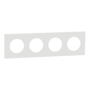 <span class=keywords><strong>Plaque</strong></span> de montage <span class=keywords><strong>4</strong></span> <span class=keywords><strong>postes</strong></span> <span class=keywords><strong>Odace</strong></span> S920708 blanche, neuve et originale, garantie d'un an - Product Image 1