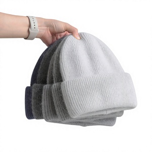 <span class=keywords><strong>Bonnet</strong></span> unisexe d'hiver en tricot côtelé chaud, couleur unie, avec revers, pour femmes et hommes, <span class=keywords><strong>bonnet</strong></span> épais en tricot, logo personnalisé, vente en gros - Product Image 1