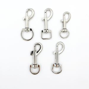 Chất lượng cao Bạc Dog <span class=keywords><strong>Leash</strong></span> Carabiner <span class=keywords><strong>Hook</strong></span> với xoay vòng <span class=keywords><strong>Snap</strong></span> <span class=keywords><strong>hook</strong></span> - Product Image 2