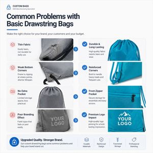 Mochila Deportiva Personalizada de Poliéster 600D con Cordón, Bolsa Deportiva Resistente a Desgarros para Gimnasio, Clubes Deportivos, Maratón y Carreras de Trail - Product Image 6