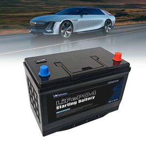 12V 1000CCA 80Ah ROHS Uyumlu Marş Aküsü, Dahili BMS, Lityum Marş Aküsü, Kurşun-Asit Aküsünün Yerine Geçer - Product Image 1