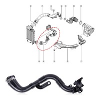 Kit de tuyau d'admission d'air 144607323R avec capteur pour Renault