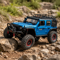 Camion RC électrique 4x4 à l'échelle 1:10, modèle SUV tout-terrain télécommandé