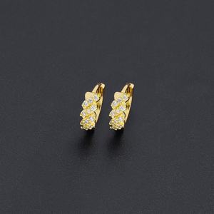Venta Directa Jxx, Precio al por Mayor, Pendientes de Circonita Cúbica Chapados en Oro de 24k, Estilo Clásico, Moda para Mujer, para Bodas y Fiestas - Product Image 3