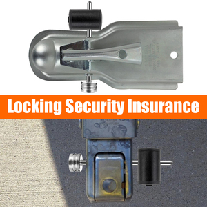Rts 1/4 \ "Chrome Carbon thép có thể điều chỉnh Hitch Receiver khóa với Right-Angle Trailer Coupler Pin khóa - Product Image 4