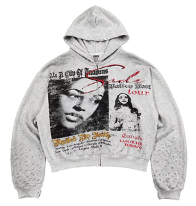 <span class=keywords><strong>Felpa</strong></span> con Zip Personalizzata ODM in Poliestere/Cotone, Design Ricamato e Stampato Digitalmente, Vestibilità <span class=keywords><strong>Oversize</strong></span> per Giacca Invernale da Uomo - Product Image 3