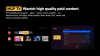2024 nouveau M9 Pro TV box 4K Amlogic S905x4 Android 11.0 MGP IPTV 4gb 64gb smart android ATV décodeur 1000M lan BT télécommande vocale