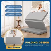 Nouveau design de matelas pliant double comprimé sous vide portable lit de camping tapis de couchage de voyage en plein air