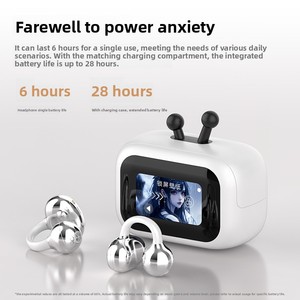 Tùy chỉnh Z13 thể thao Tai nghe không dây hiển thị kỹ thuật số màn hình cảm ứng siêu dài tuổi thọ pin độ nét cao cuộc gọi Clip-on - Product Image 3