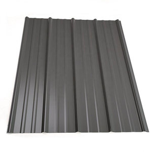 Tôle de toiture <span class=keywords><strong>en</strong></span> acier PPGI noir de 0.45mm 900mm <span class=keywords><strong>en</strong></span> gros pour la norme <span class=keywords><strong>EN</strong></span> d'ombre de stationnement de voiture avec service de traitement de coupe - Product Image 1