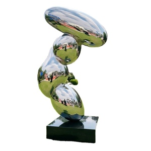 Décoration de jardin, sculpture de cerf en acier inoxydable - Product Image 5