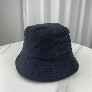 Sombrero de cubo de invierno al aire libre, sombreros de cubo de color sólido para mujer, sombrero de cubo liso informal Unisex con logotipo bordado personalizado al por mayor - Product Image 6