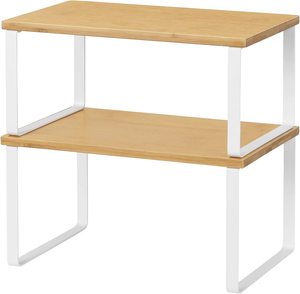 High Quality Eco-Friendly <b>Kitchen</b> Cabinet Counter <b>Storage</b> Shelf Expandable Stackable Flexible Hand <b>Storage</b> Holder - Product Image 1