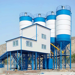 Station de malaxage de béton de grande capacité, centrale à béton fixe stable avec système de dosage des agrégats - Product Image 5