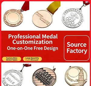 Medalla Deportiva 3D Personalizada <span class=keywords><strong>de</strong></span> Aleación <span class=keywords><strong>de</strong></span> Zinc con Logotipo Personalizado en Oro, Plata y Bronce <span class=keywords><strong>para</strong></span> Fútbol, Baloncesto, Danza y Carrera con Cinta - Product Image 4