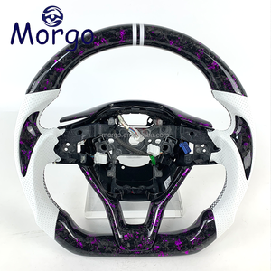 Accessoires intérieurs pour <span class=keywords><strong>Honda</strong></span>, volant en fibre de carbone forgée personnalisé pour <span class=keywords><strong>Honda</strong></span> Accord 2020 <span class=keywords><strong>2021</strong></span> 2022 2023 2024 - Product Image 1