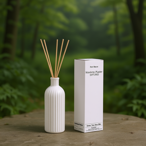 MonAroma Plaster <b>Diffuser</b> Vase Shape Green <b>Tea</b> Scent Home Decoration - Product Image 3
