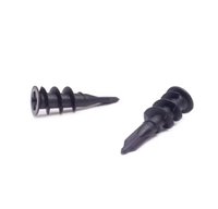 Punta de barrena en espiral atornillada Autoperforante Cabeza ovalada métrica Zinc plateado M2.5 Anclajes de plástico para paneles de yeso Tornillos de nailon Níquel ISO