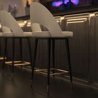 Tabouret haut de luxe personnalisé chaises de bar comptoir table à manger et ensemble de chaises pour restaurant meubles bar café