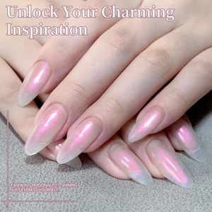 Esmalte de Uñas en Gel BORN PRETTY Aurora, Efecto Sirena Rosa Perla Iridiscente, Esmalte de Uñas en Gel UV para Manicura - Product Image 4