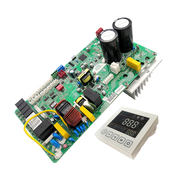 1.5kw 2.8kw Swimming Pool Heat Pump Controller Inverter Chiller with LED Display PCBA Circuit Board