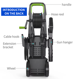 غسالة سيارات بضغط ماء عالٍ مع خرطوم طويل ومضخة قوية - Product Image 4