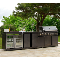 Barbecue de jardin amovible et réglable en hauteur en alliage d'aluminium de haute qualité pour l'extérieur, idéal pour les fêtes et la cuisine domestique (OEM)