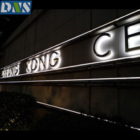Lettres en métal rétroéclairées 3D personnalisables de haute qualité pour la signalisation et la décoration d'entreprise Utilisation en extérieur et en intérieur