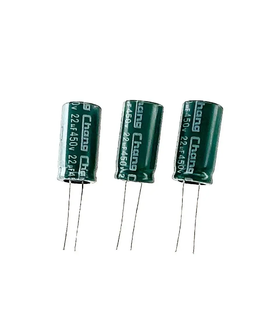 LB 450V22 Used in LED Load life 5000~6000hours High reliability type Aluminum electrolytic capacitor