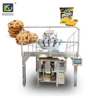 Balance verticale automatique à 10 têtes haute capacité pour l'emballage sous film de chips de tortilla aromatisées et soufflées