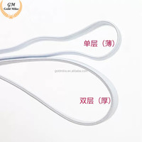 Cordon élastique écologique à coloration inaltérable, diamètre extérieur 11 mm, en nylon/polyester/coton/PP, avec embouts métalliques à barbelures, directement de l'usine
