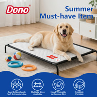 Tapis rafraîchissant pour animaux de compagnie Dono Summer Cooling, tapis rafraîchissant respirant, absorbant la transpiration, pliable, portable, lavable à la main, pour chiens et chats