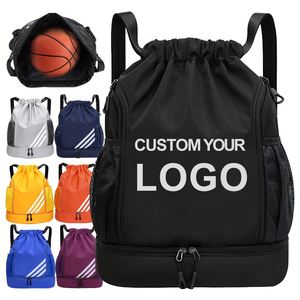 New Style <b>Drawstring</b> Backpack <b>Bag</b> Wholesale Custom <b>Drawstring</b> <b>Bag</b> Custom logo Casual Travel Men's Sports Basketball <b>Bag</b> - Product Image 1