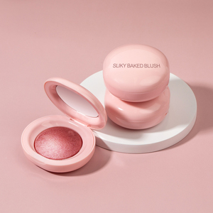 OEM Natürlicher Langanhaltender Veganer Tierversuchsfreier Rouge Rosa Tint Wangen-Hybrid-Puder-Creme Gebackene Rouge-Palette - Product Image 4