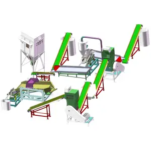 Shinho tự động dây Đồng hạt dây chuyền sản xuất phế liệu dây tách máy ướt & khô cáp đồng tái chế máy