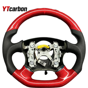 Volante <span class=keywords><strong>deportivo</strong></span> personalizado YTcarbon para interior de coche, completamente en cuero, con pantalla LED de RPM, modificado para Impreza WRX STI 1999-2004 - Product Image 2