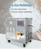 Machine à glace sèche à prix d'usine, fabriqueuse de granulés de 3-16 mm, machine à glace sèche CO2 de qualité alimentaire, production de 40-50 kg/h, contrôle PLC SUS304