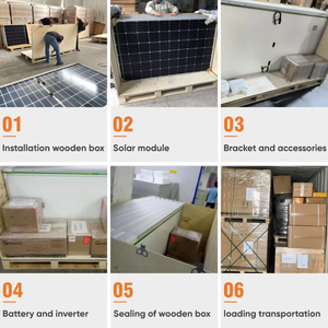 SunArk Kit sistem energi surya hibrid, sistem daya Panel surya Off Grid fotovoltaik lengkap 5kW 10kW 20kW 30kW 100kW untuk rumah - Product Image 5