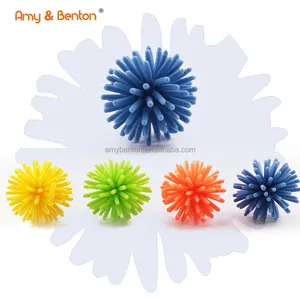Spring Theme Party Favors Soft Mini Spike Balls Sensory Porcupine Balls for Kids Adults Fun Anxiety release