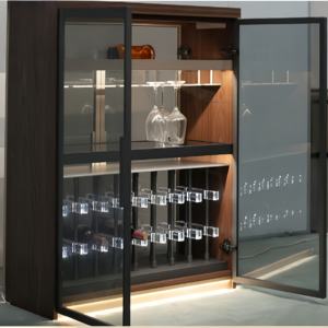 Muebles de aluminio minimalistas modernos hechos a medida, armario de almacenamiento para sala de estar, aparadores, armario de vino ecológico para el hogar - Product Image 3