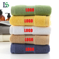 Usine coton uni personnalisé brodé épais doux absorbant salon de beauté maquillage hôtel barbier coiffure ongles pédicure serviettes