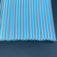Tubes jumeaux jetables de qualité supérieure avec ligne bleue radiopacique en rayons X, tube en PVC transparent pour cathéter d'infusion