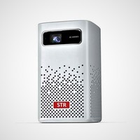 Proyector DLP Inteligente, Portátil para Exteriores, Proyector de Películas Inalámbrico, Android Pico, Videoproyector, Mini Proyector 4K para Teléfono Móvil
