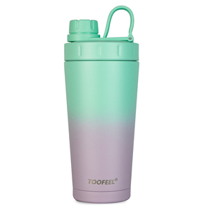 Botella Mezcladora Aislada de Acero Inoxidable de 600 ml con Logotipo Personalizado, Botella Deportiva para Gimnasio, Bebida Directa, Proteína de Suero, Libre de BPA, Ecológica - Product Image 3