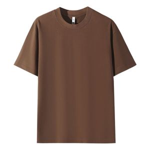 Camiseta Blanca de Manga Corta, Cuello Redondo, 260 g/m², Algodón Grueso, Talla Grande, Personalizable al por Mayor, para Hombre y Mujer - Product Image 3