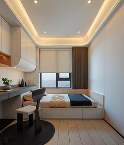 Unité Tatami Intégrée pour Étude du Sommeil avec Niches Latérales pour Livres, Idéale pour la Chambre d'Adolescent, Espace de Repos et d'Apprentissage - Product Image 2