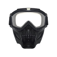 Masque de moto tout-en-un, lunettes tactiques anti-poussière et anti-sable, lunettes de soudage électriques anti-éblouissement et anti-éclaboussures